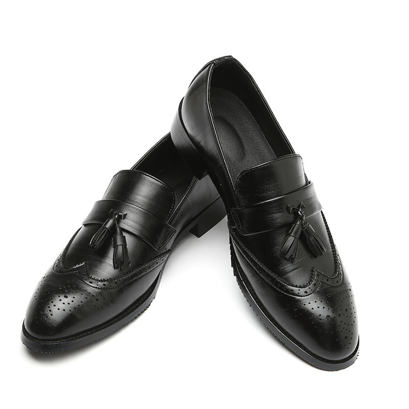 Chaussures Brogue Homme Cuir Synthétique À Franges – Bout Pointu Casual