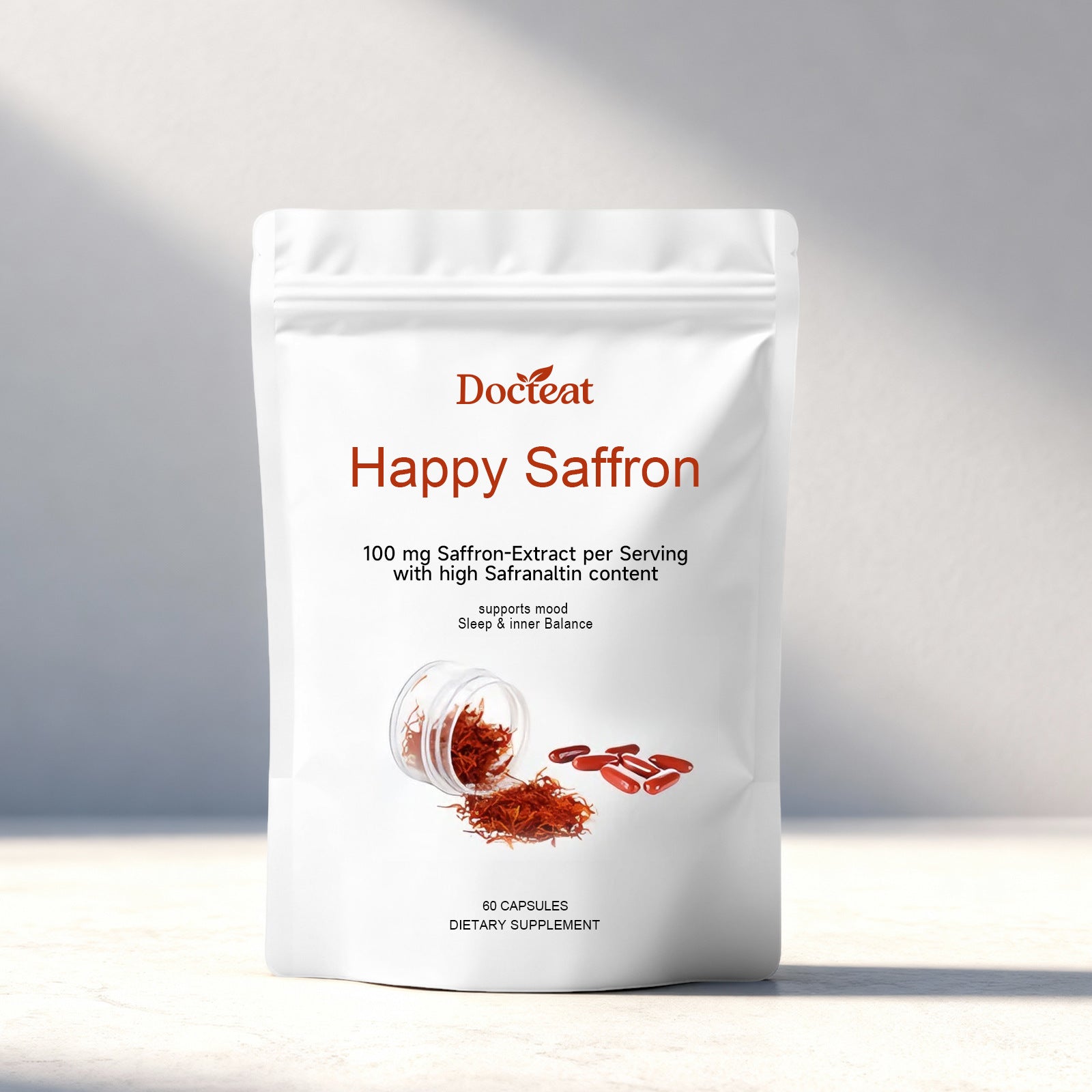 Capsules Safran Pur – Complément Alimentaire 60 Capsules | Humeur & Anti-stress