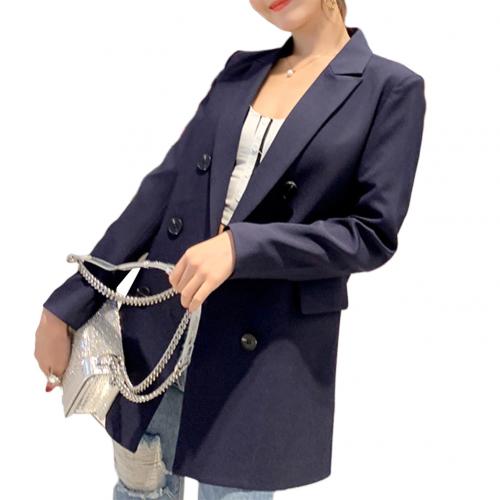 Blazer Oversize Femme – Veste Tailleur Large Chic Polyester