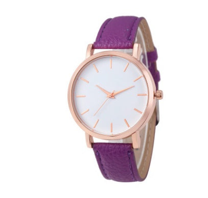 Montre Quartz Femme Bracelet Cuir PU – Cadran Carré 13 Coloris Tendance