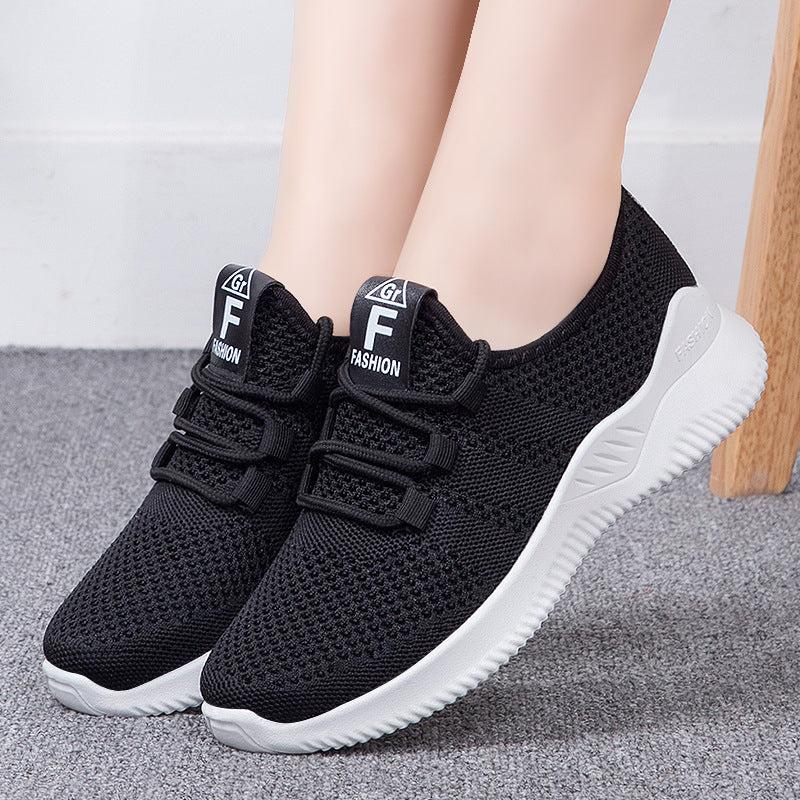 Basket Femme Respirante – Sneakers Mesh Légères Semelle Plate
