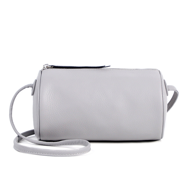 Mini Sac Rolo Bandoulière Femme Cuir – Sac Cylindrique Zip 6 Coloris