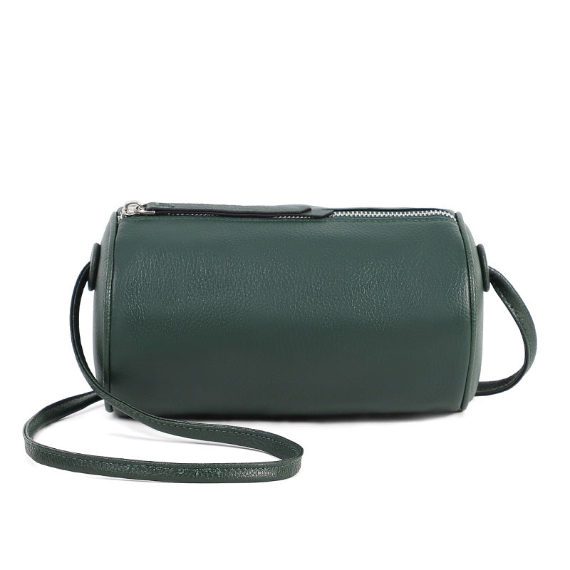 Mini Sac Rolo Bandoulière Femme Cuir – Sac Cylindrique Zip 6 Coloris