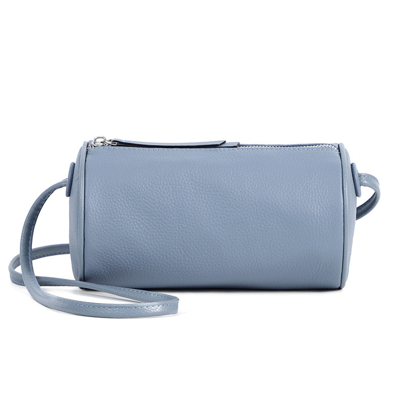 Mini Sac Rolo Bandoulière Femme Cuir – Sac Cylindrique Zip 6 Coloris