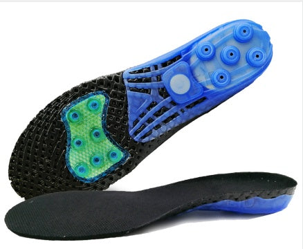 Semelle Orthopédique Silicone Voûte Plantaire – Unisexe 4 Saisons Noir Gris T35-46