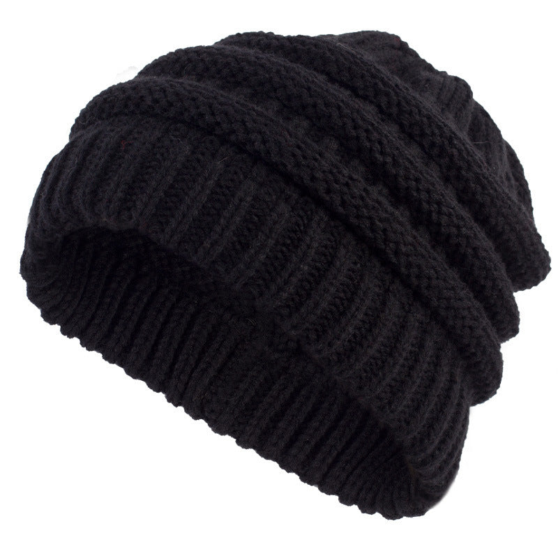 Bonnet Queue de Cheval Femme Tricot Acrylique