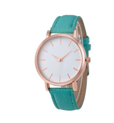 Montre Quartz Femme Bracelet Cuir PU – Cadran Carré 13 Coloris Tendance