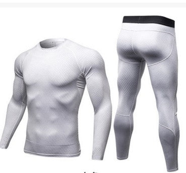 Ensemble Fitness Homme Compression – Polyester Spandex Running Cyclisme S-XXL