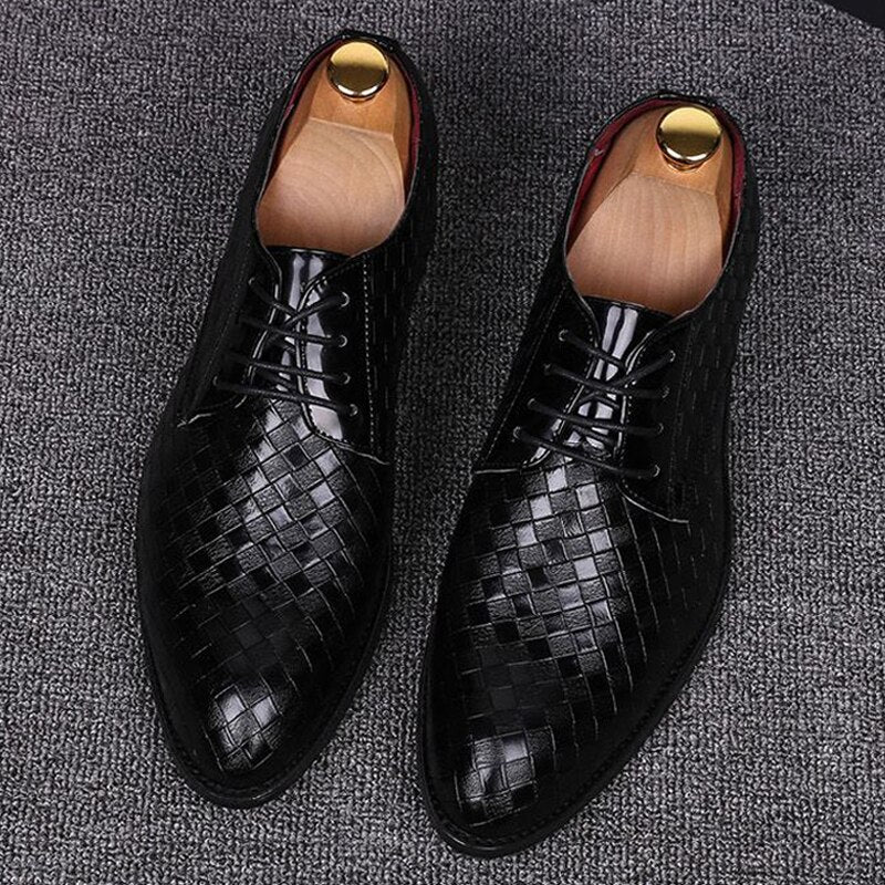 Chaussures Habillées Homme Cuir Plates – Style Formel Élégant