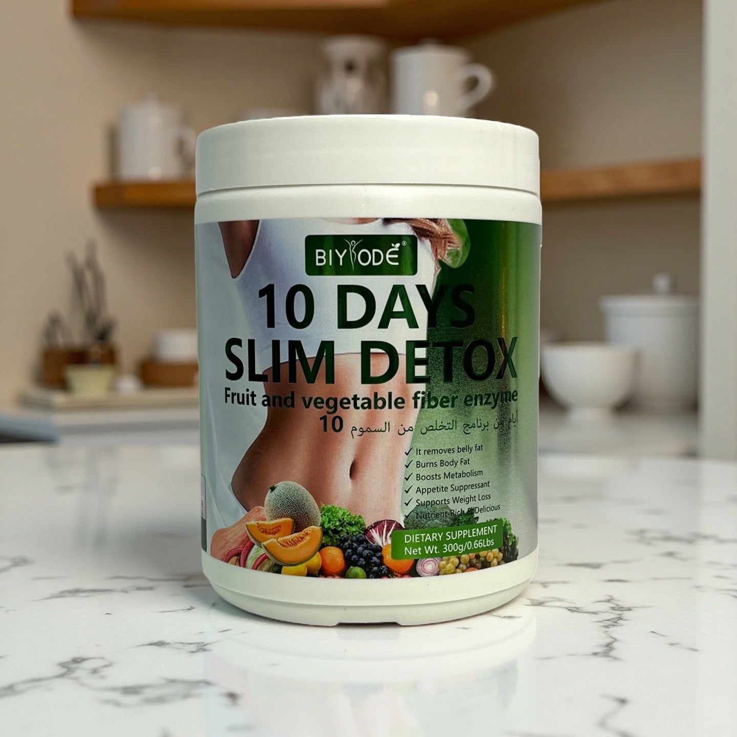 The Détox Minceur BIYODE – Brûle-Graisses Poudre 300g Supplément Nutritionnel 18 ans+