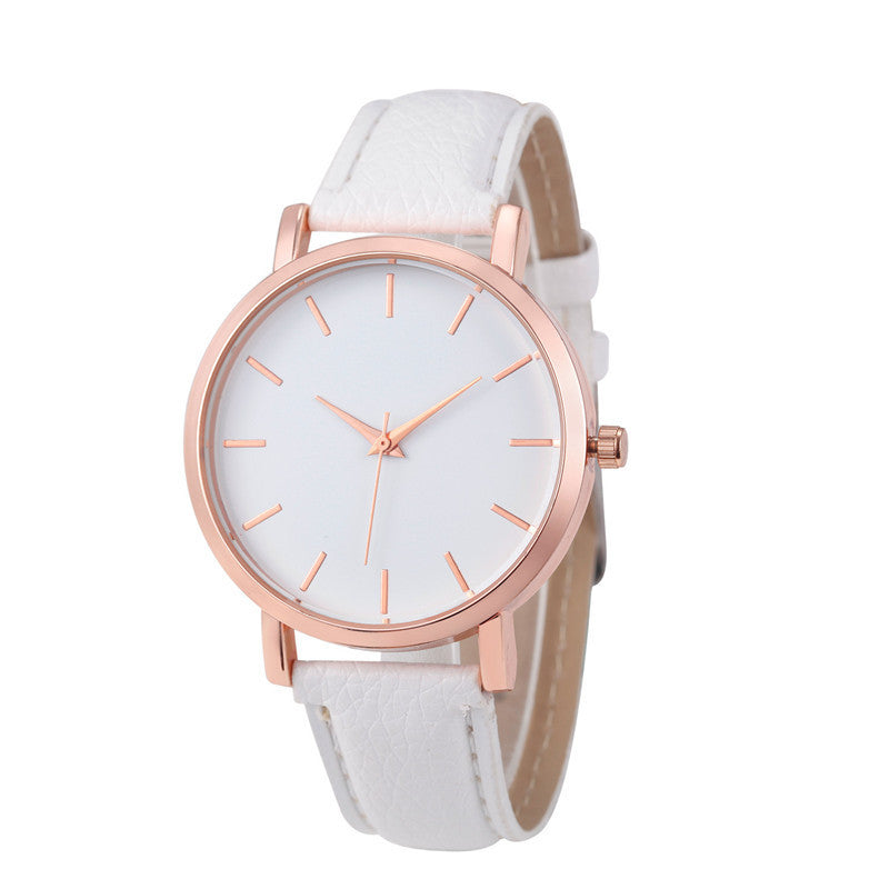 Montre Quartz Femme Bracelet Cuir PU – Cadran Carré 13 Coloris Tendance