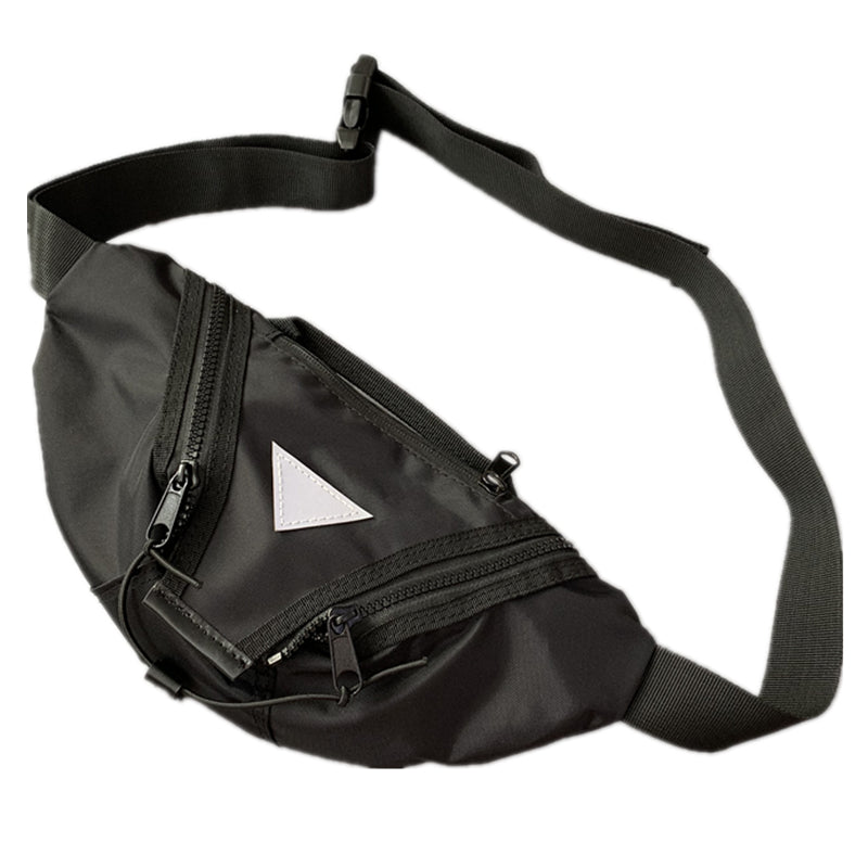 Sac Bandoulière Réfléchissant – Messenger Streetwear Style Coréen Noir