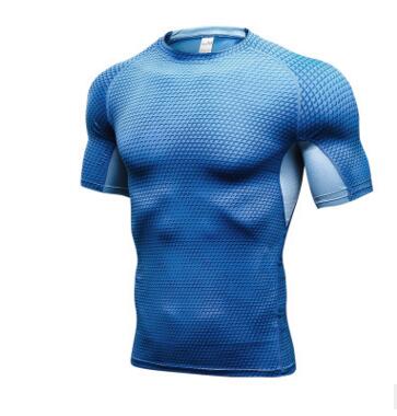 Ensemble Fitness Homme Compression – Polyester Spandex Running Cyclisme S-XXL