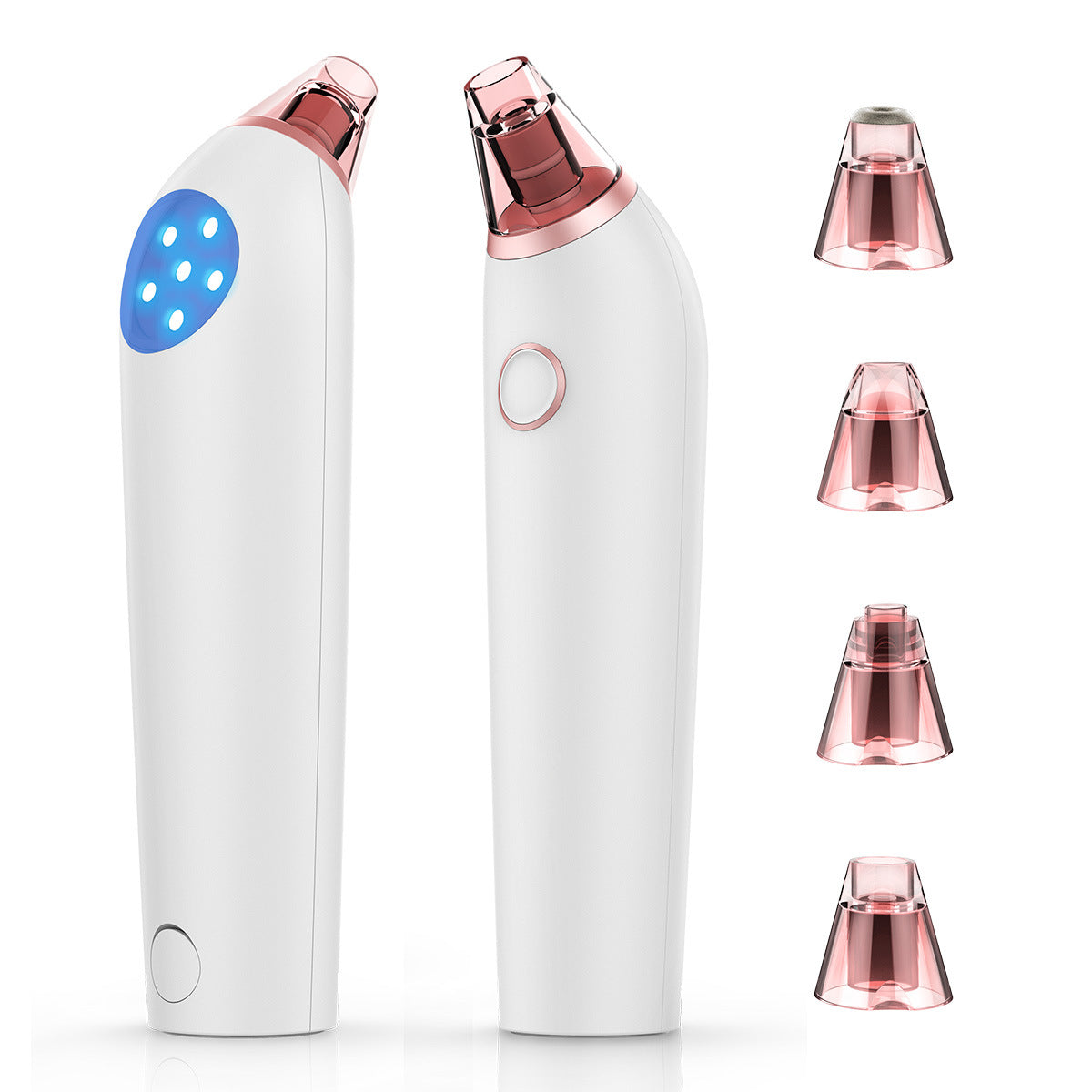 Aspirateur Points Noirs Électrique – Nettoyeur Pores Facial Lumière Colorée