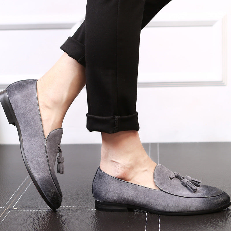 Mocassins Bateau Homme Cuir Doublure Agneau – Talon Profilé Mariage Banquet