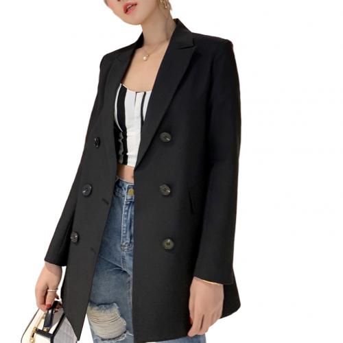 Blazer Oversize Femme – Veste Tailleur Large Chic Polyester