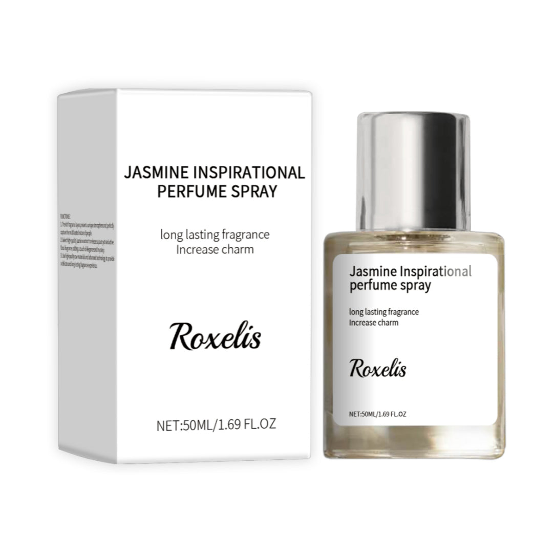 Parfum Spray Jasmin & Néroli – Flacon Verre 50ml Extrait Poivre Rose Réglisse