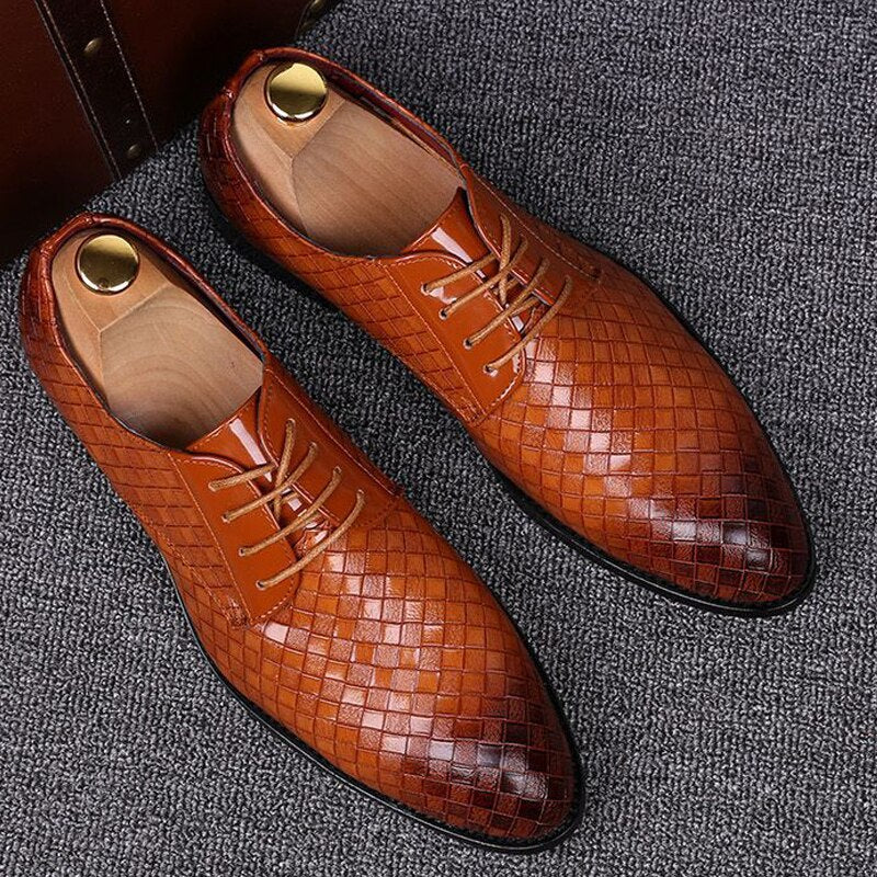 Chaussures Habillées Homme Cuir Plates – Style Formel Élégant