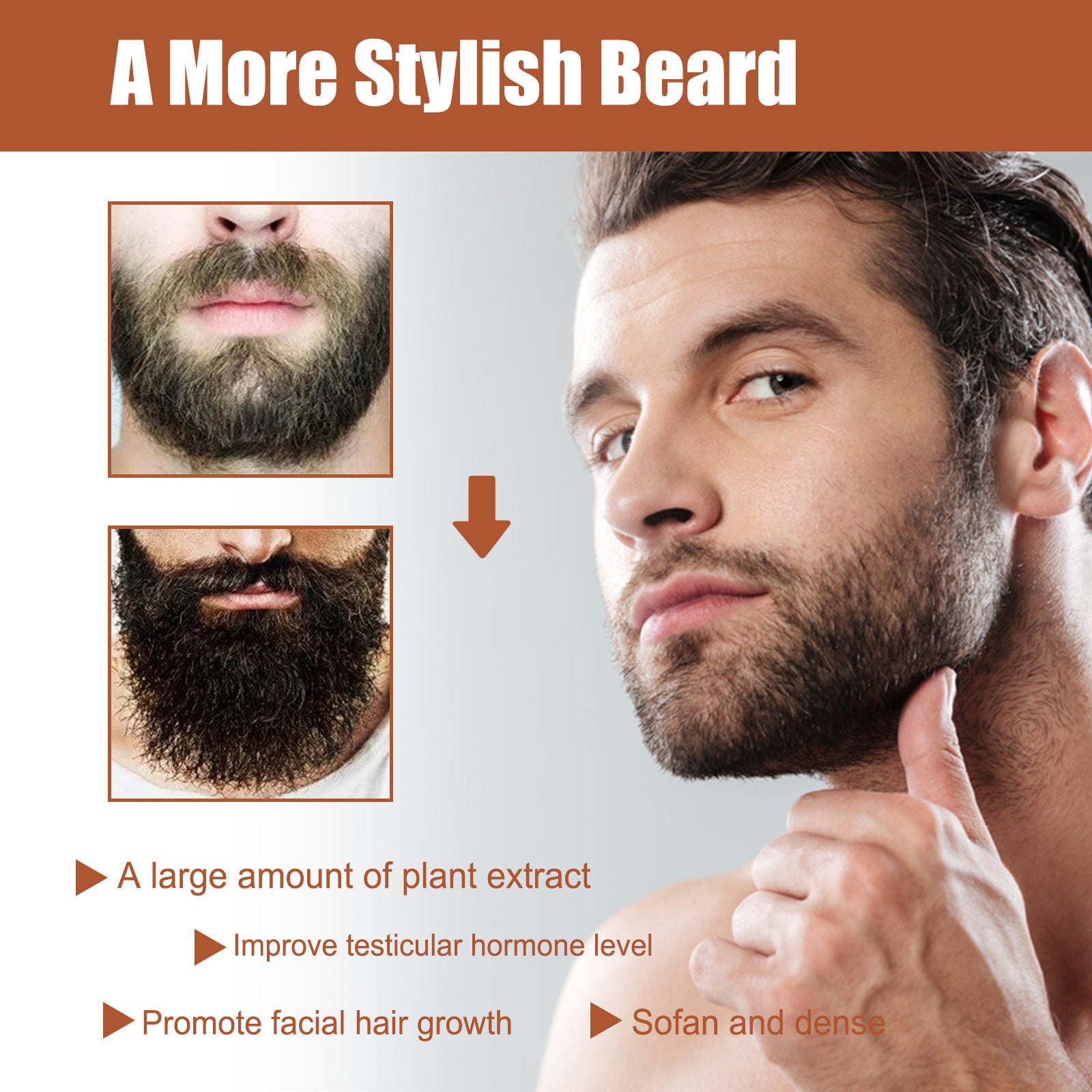 Huile Soin Barbe Homme – Hydratante Glycérine & Huile Pépins Raisin Gingembre 30ml