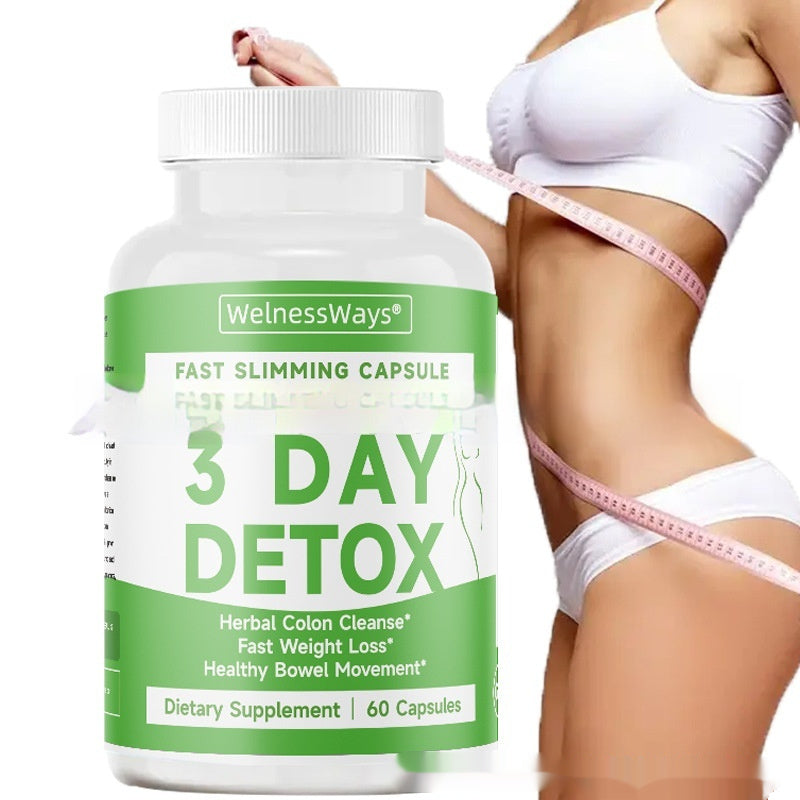 Capsules Détox & Minceur Herbes – 8 Formules Nettoyage Côlon Brûle-Graisses Vitalité 60 Capsules