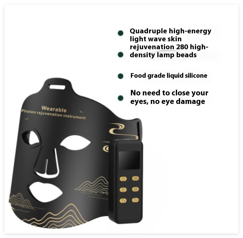 Masque LED Photothérapie Infrarouge – Appareil Beauté Rajeunissement Peau