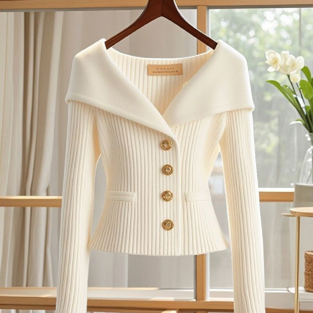 Pull Casual Femme Viscose Tricoté – Taille Unique Élégante