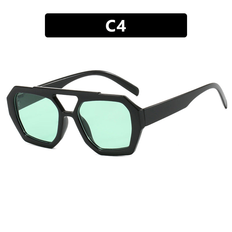 Lunettes de Soleil Grande Monture Léopard – UV400 Style Ins Street 12 Coloris