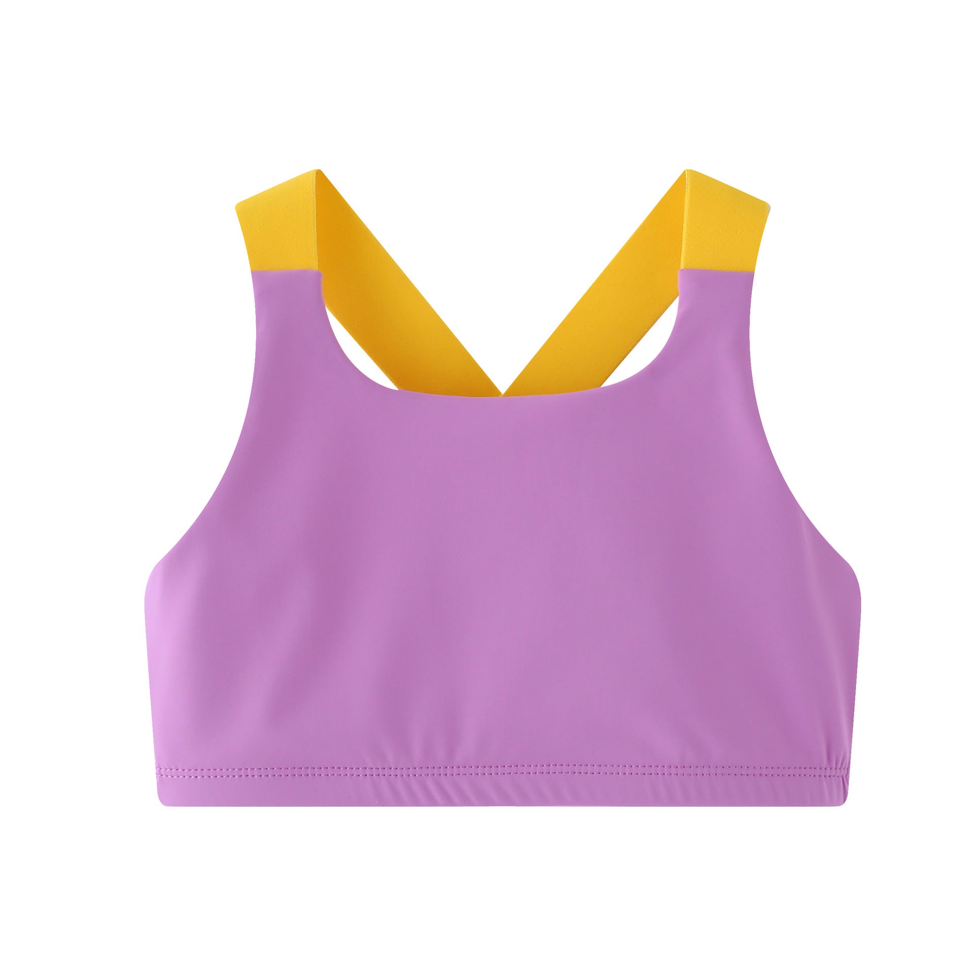 Débardeur de yoga pour filles – Crop top court de danse et de fitness
