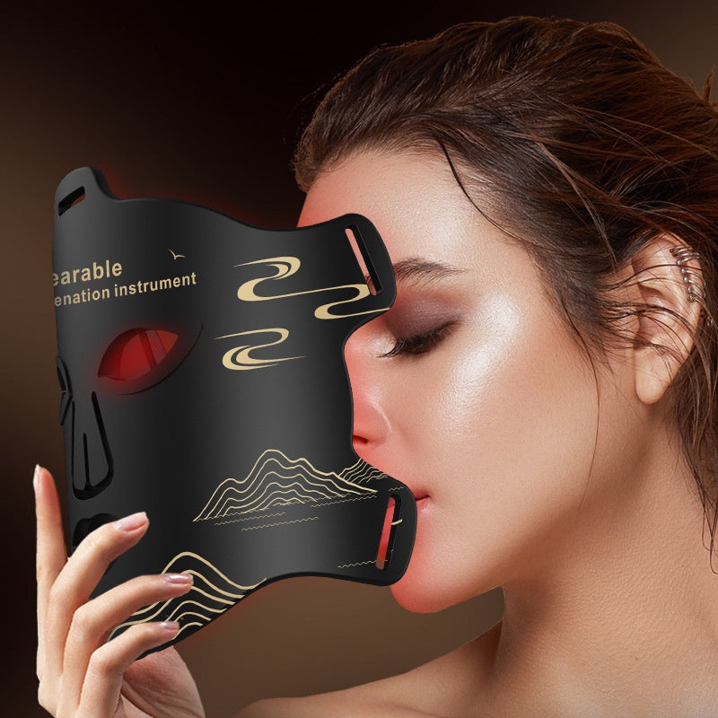 Masque LED Photothérapie Infrarouge – Appareil Beauté Rajeunissement Peau