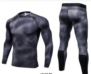 Ensemble Fitness Homme Compression – Polyester Spandex Running Cyclisme S-XXL