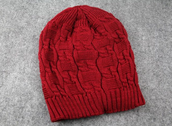 Bonnet Laine Épais Femme Loose Pile – 6 Coloris 28x23cm Hiver Confort