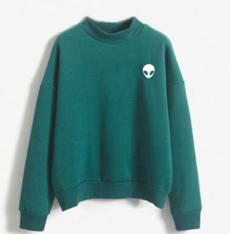 Sweat Alien Oversize – Hoodie Imprimé Extraterrestre Streetwear