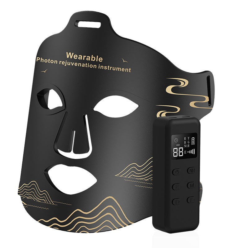 Masque LED Photothérapie Infrarouge – Appareil Beauté Rajeunissement Peau