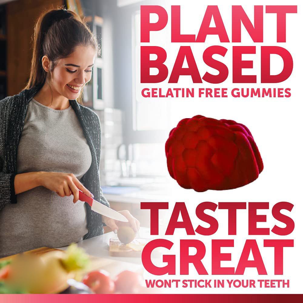 Gummies Multivitamines – 60 Gommes Vitamines A B C D E Zinc Fer Conservation Ambiante