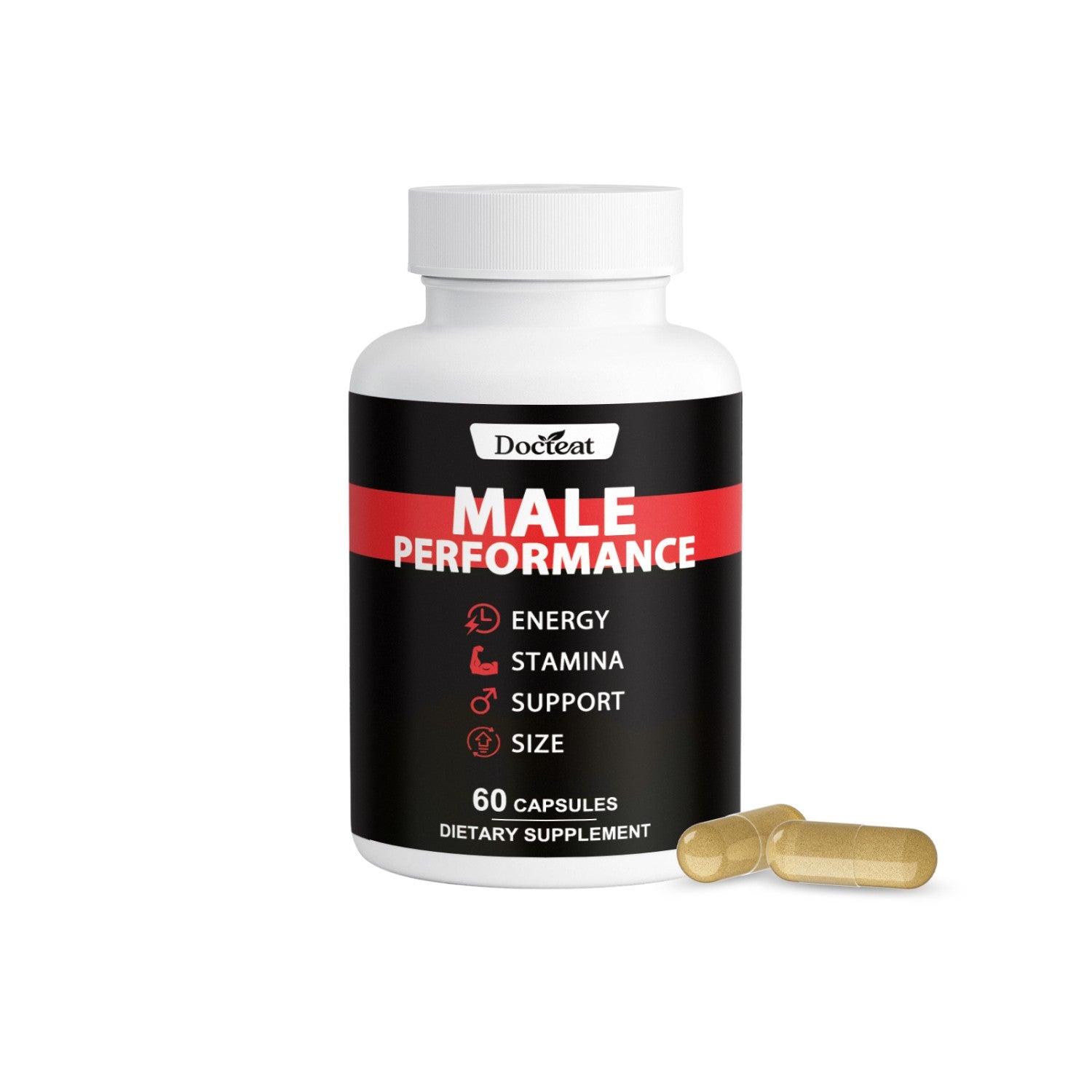 Complément Alimentaire Homme Ginseng Maca Zinc – 60 Capsules Vitalité & Énergie Masculine