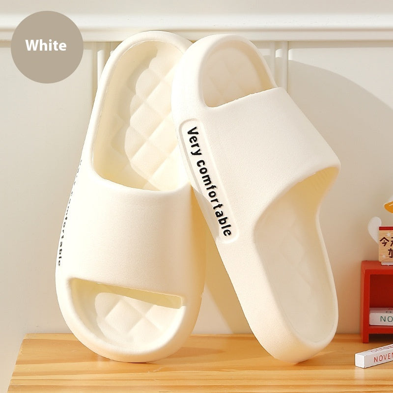 Chaussons Losange Couple – Pantoufles Antidérapantes Salle de Bain Été