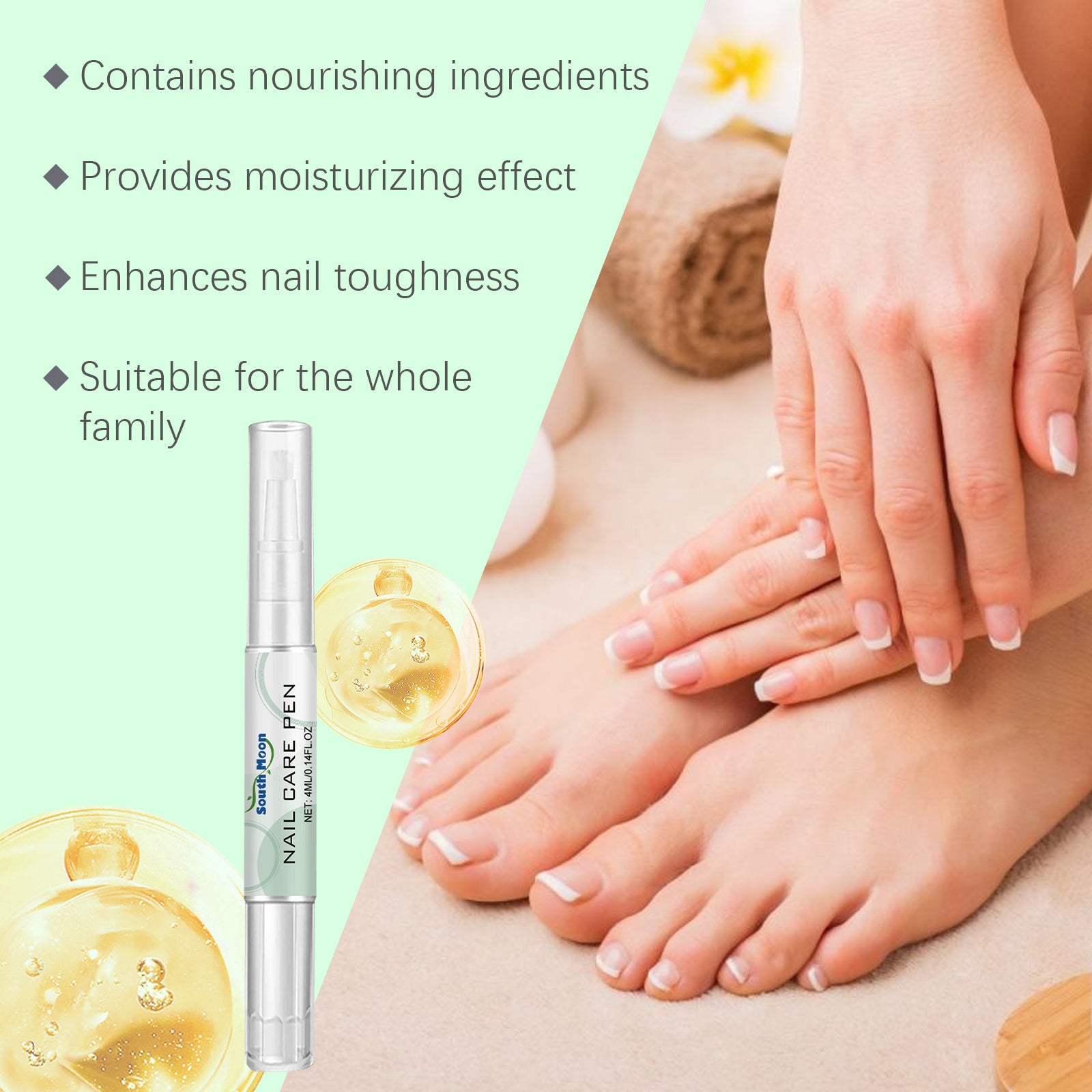 Stylo Soin Ongles Nourrissant South Moon – Huile Thé & Vitamine E 4ml