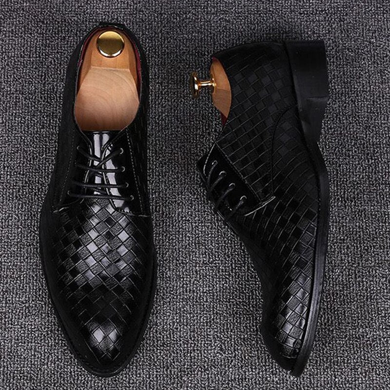 Chaussures Habillées Homme Cuir Plates – Style Formel Élégant