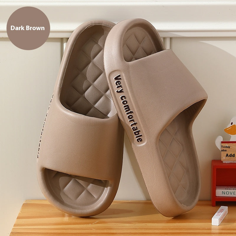 Chaussons Losange Couple – Pantoufles Antidérapantes Salle de Bain Été