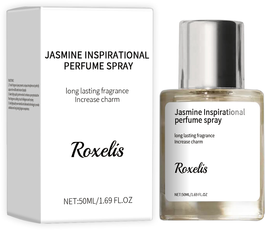 Parfum Spray Jasmin & Néroli – Flacon Verre 50ml Extrait Poivre Rose Réglisse
