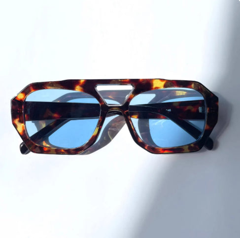 Lunettes de Soleil Grande Monture Léopard – UV400 Style Ins Street 12 Coloris