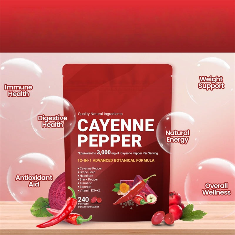 Complément Alimentaire Énergie au Poivre – 60 ou 240 Pilules Corps & Vitalité DLC 3 Ans