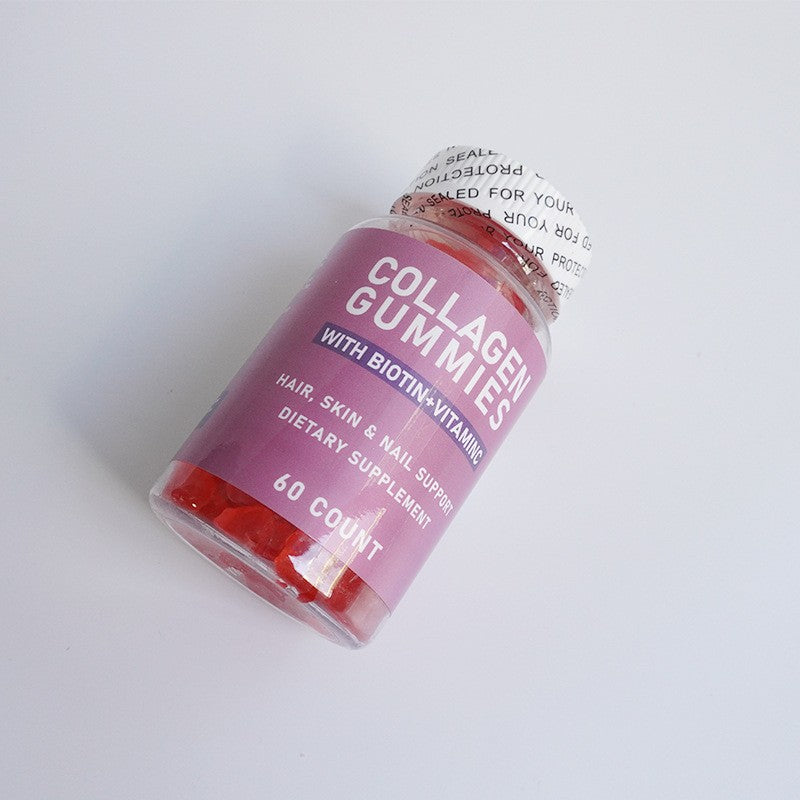 Gummies Collagène – Complément Alimentaire Beauté Peau 60 Bonbons Moelleux