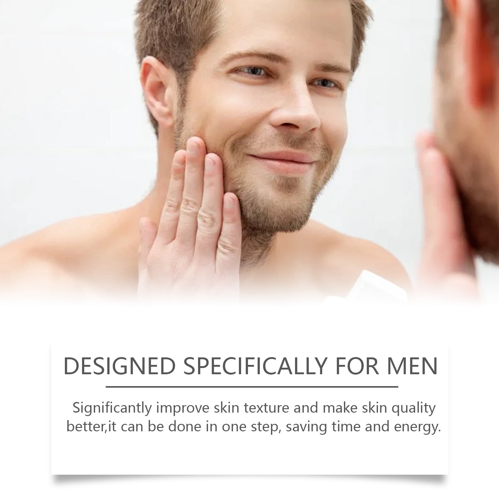Crème Visage Homme Rétinol – Hydratante Collagène Acide Hyaluronique Vitamine E 50g