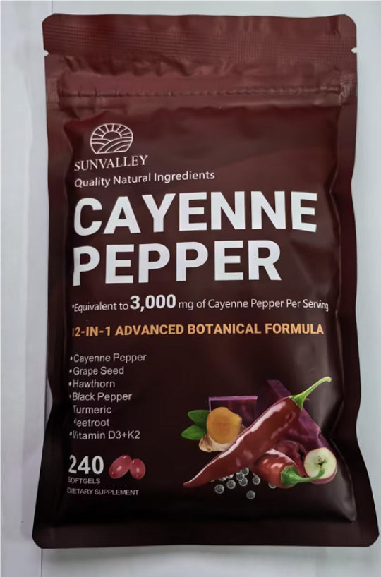 Complément Alimentaire Énergie au Poivre – 60 ou 240 Pilules Corps & Vitalité DLC 3 Ans