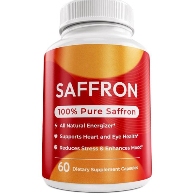 Capsules Safran & Vitamines – Complément Alimentaire 60 Comprimés Bien-être, Vitalité & Antii-stress