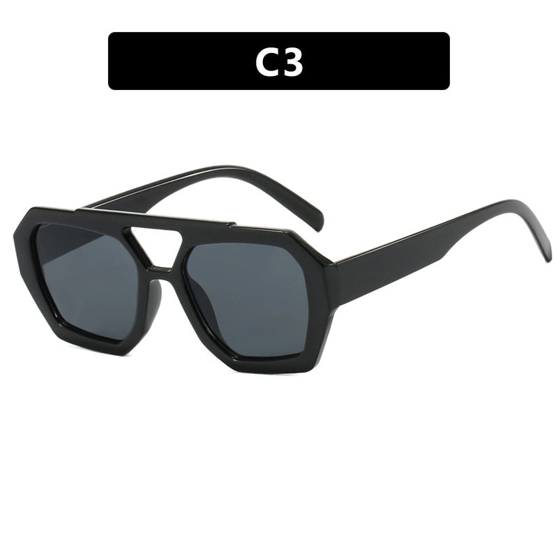 Lunettes de Soleil Grande Monture Léopard – UV400 Style Ins Street 12 Coloris