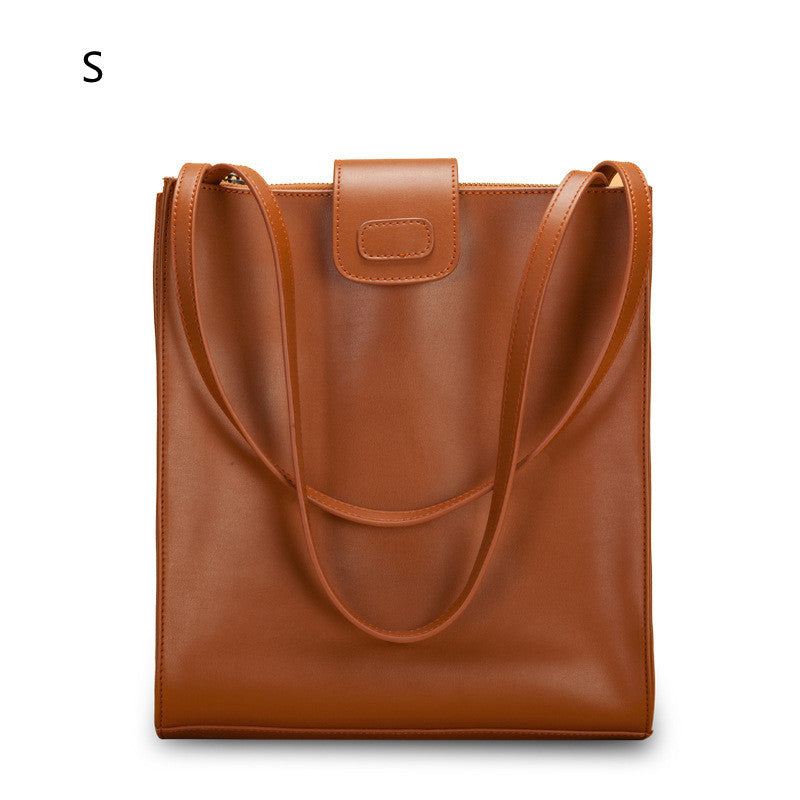 Tote Bag Cuir Premium Femme – Grand Sac Épaule Commuter Business