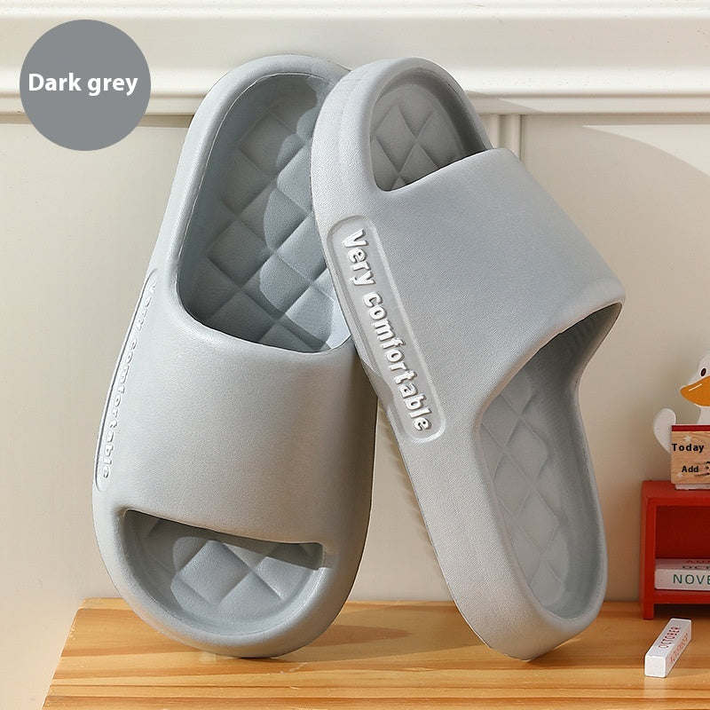 Chaussons Losange Couple – Pantoufles Antidérapantes Salle de Bain Été