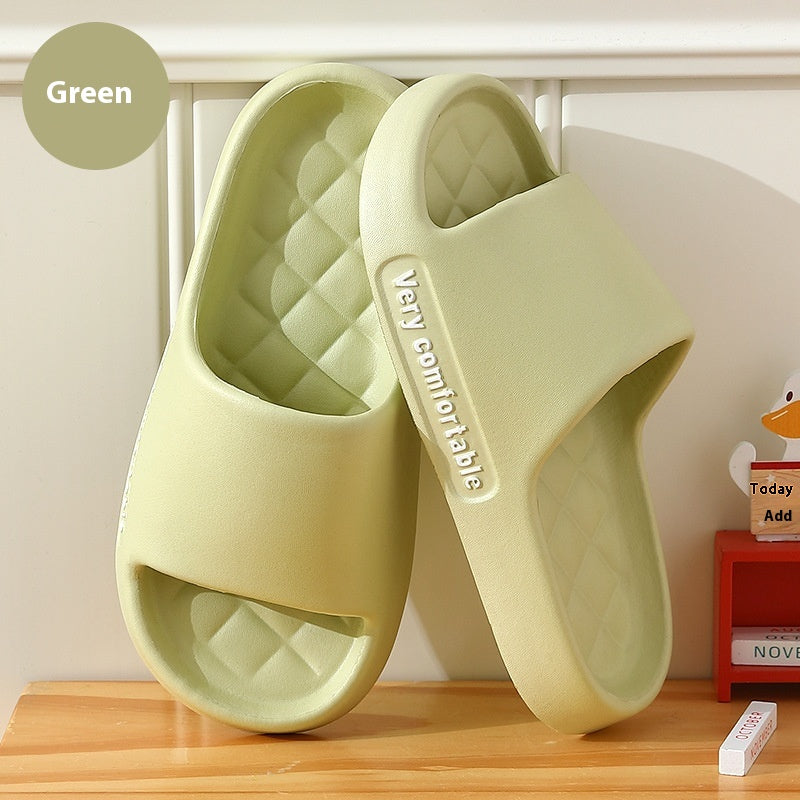 Chaussons Losange Couple – Pantoufles Antidérapantes Salle de Bain Été
